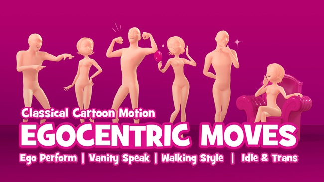 Classical Cartoon Motion: Egocentric Moves